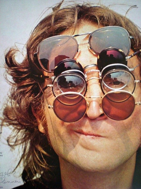 John Lennon's Small Round Frames