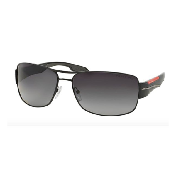 Prada Linea Rossa OPS53NS glasses in black polar grey gradient