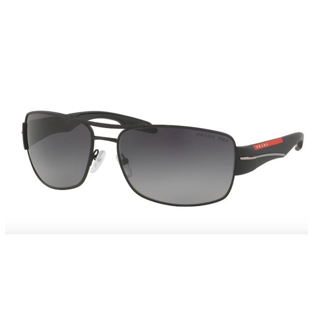 Prada Linea Rossa OPS53NS glasses in black rubber polarised lens