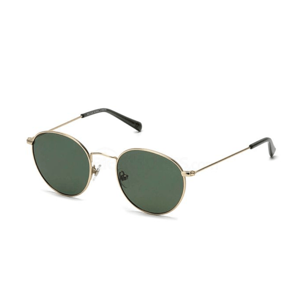 William Morris SU10060 Sunglasses in Gold frame with green tinted lenses