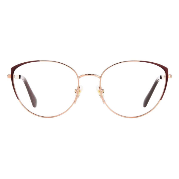 Kate Spade Noel G Glasses in a rose gold and red frame