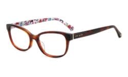 Kate Spade Violette Glasses in a pink havana frame