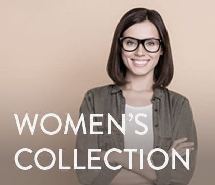 Womanwearing glasses - factory glasses womens collection